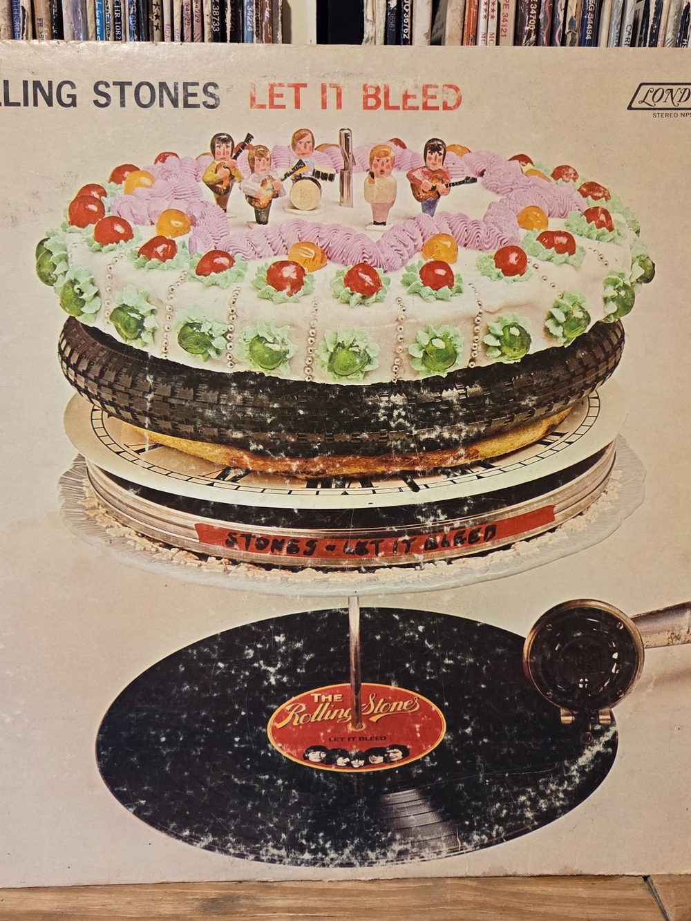 The Rolling Stones 'Let It Bleed' vintage vinyl 69 london